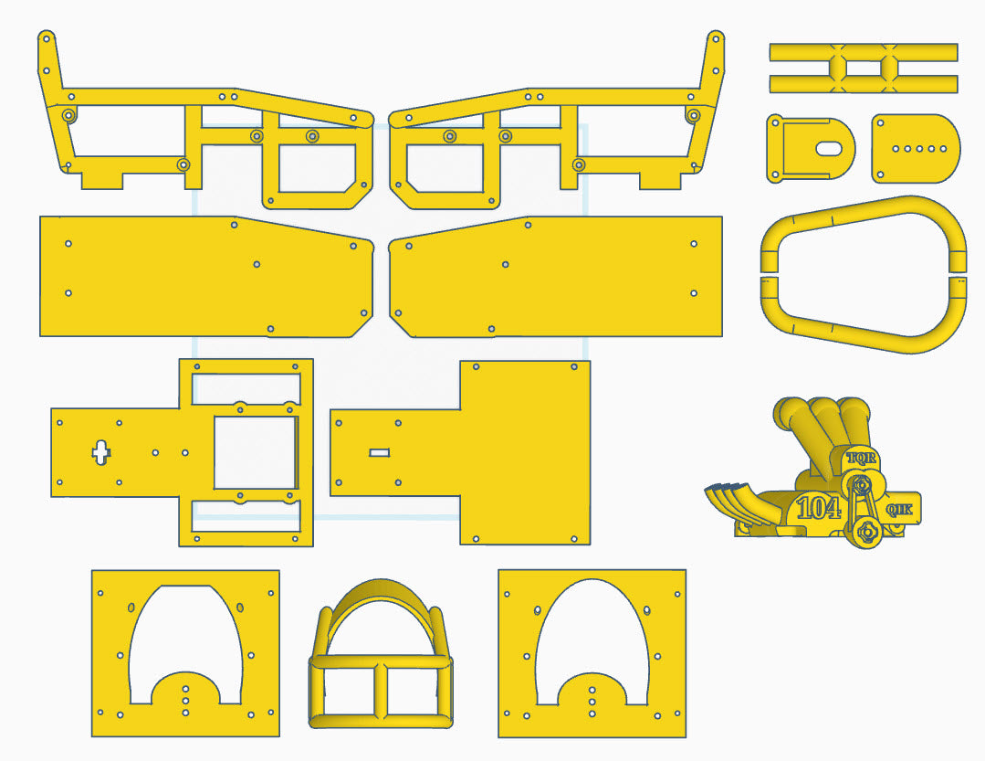 104 Pocket Bandit TF (Top Fuel) Body