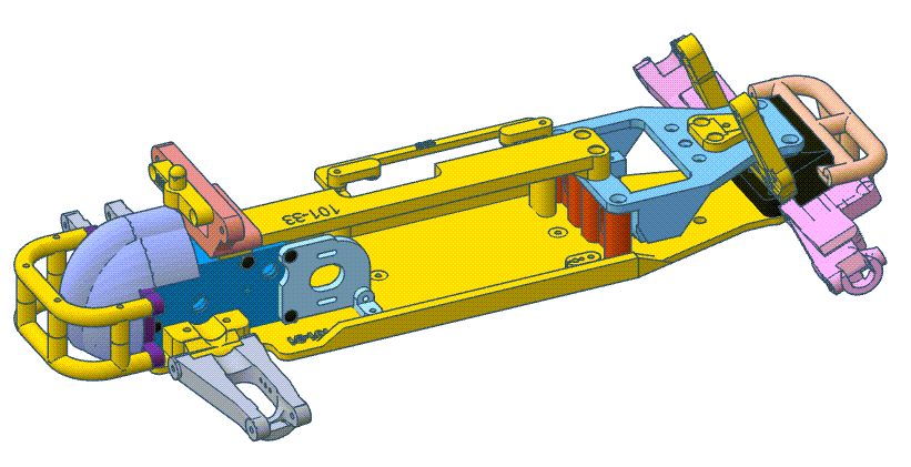 101 Wingless Sprint Chassis Kit