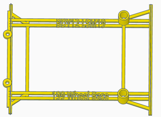 112-901 Body Template for Bitty Designs LSM19 Body
