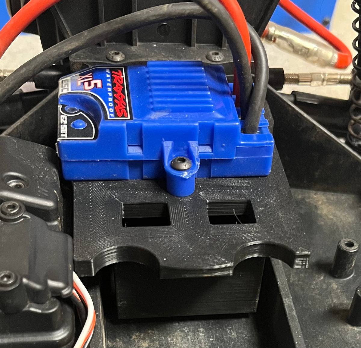784 Shorty Battery ESC Plate