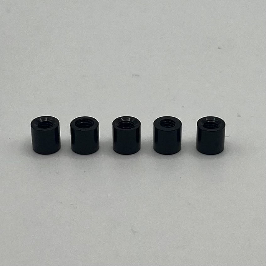 Aluminum Shock Cap Bushings - M3x5x5 TSO (5 pcs)