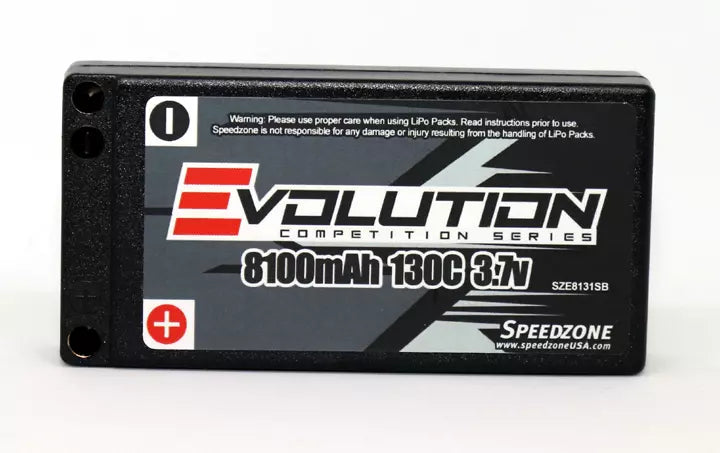 SpeedZone Evolution 3.7v 1s 8100 mAh 130C LiPo Battery